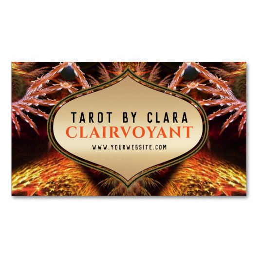 女神テンプルフラクタルファンタジー01 マグネット名刺 (正面)