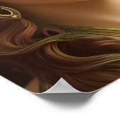 女神ディメータ |デジタルアート ポスター (角)