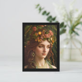 女神ディメータ |デジタルアート ポストカード (スタンド正面)