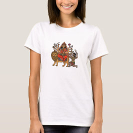 女神ドゥルガー Tシャツ