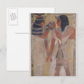 女神ハトールは魔法の襟を置く ポストカード (正面/裏面)