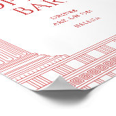 女神パーティーのオープンバー ポスター (角)