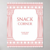 女神パーティーのスナックバーポスター ポスター (正面)