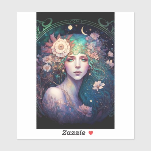 女神ファンタジーアートステッカー シール (シート)