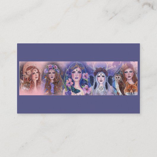 女神ファンタジーアートバイルネ・ラヴォワ 名刺 (裏面)