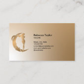 女神フェミニン人生コーチ金星神秘的な魔性 名刺 (裏面)