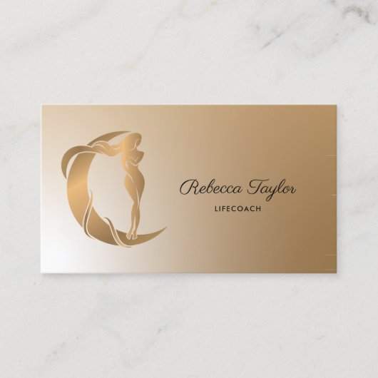 女神フェミニン人生コーチ金星神秘的な魔性 名刺 (正面)