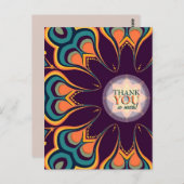 女神フラワーサンキューポストカード ポストカード (正面/裏面)