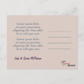 女神フラワーサンキューポストカード ポストカード (裏面)