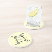 女神フローラコースター、ダークグレー コースター (側面)