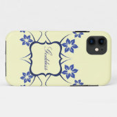 女神フローラCM iPhone 5 BT IDケース、青 Case-Mate iPhoneケース (裏面(横))