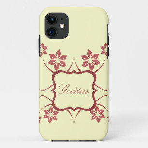 女神フローラiPhone 5 BTケース、赤 iPhone 11 ケース