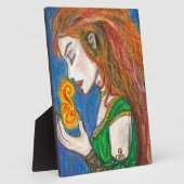 女神ブリジッド フォトプラーク (側面)