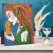 女神ブリジッド フォトプラーク (側面)