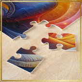 女神ヘッドコズミックヘア閉じた目6月 –  ジグソーパズル