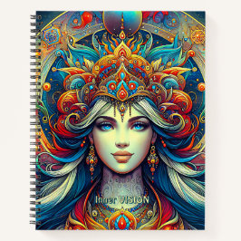 女神ヘッドフローターコイズヘア4月 – ノートブック