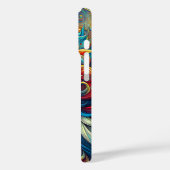 女神ヘッドフローターコイズヘア4月 –  Case-Mate iPhoneケース (裏面 / 左)