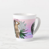 女神マグカップ、女神、マグカップ、ラテ、コーヒー、紅茶 カフェラテマグ (右アングル)