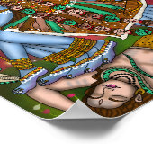 女神マハカリポスター | 激しいヒンズー教デヴィ・カリS ポスター (角)