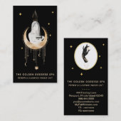 *~*女神ミスティックムーンウォーターurnスターズハンド 名刺 (正面/裏面)