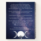 女神メモリ異教のブックの腕 ノートブック (裏面)