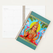 『女神ラクシミ・ホワイト・ゾウ・ディワ絵画リ』 プランナー手帳 (ディスプレー)