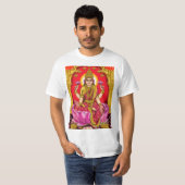女神ラクシュミメンズTシャツ Tシャツ (正面フル)