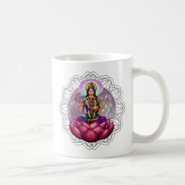 女神ラクシュミ曼荼羅 コーヒーマグカップ