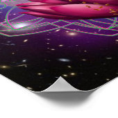 女神ラクシュミ – コズミック賛美ズマンダラ ポスター (角)