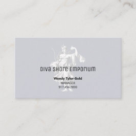 女神ルナブルーウォーターマーク 名刺