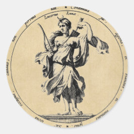 女神ルナムーン ラウンドシール