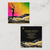 *～*女神レインボー・グリッター・ユニコーン スクエア名刺 (正面/裏面)