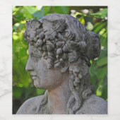 女神像（庭） ワインラベル (シングルラベル)