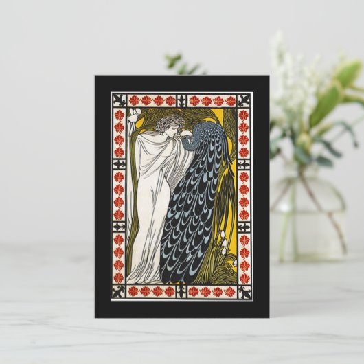 女神及び孔雀のトーガのパーティの招待状 招待状 (スタンド正面)