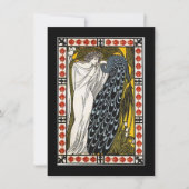 女神及び孔雀のトーガのパーティの招待状 招待状 (正面)