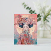 女神日本のファンタジー絵葉書 ポストカード (スタンド正面)