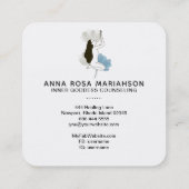 *~*女神祈聖地フローラパステルめい想 スクエア名刺 (裏面)