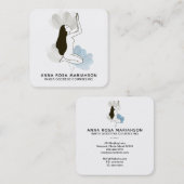 *~*女神祈聖地フローラパステルめい想 スクエア名刺 (正面/裏面)