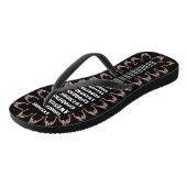 女神素晴らし軍（狭いストラップ） ビーチサンダル (アングル)