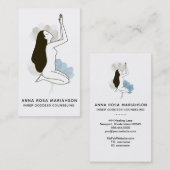 *~*女神聖フローラパステル瞑想スパ 名刺 (正面/裏面)