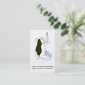 *~*女神聖フローラパステル瞑想スパ 名刺 (スタンド正面)