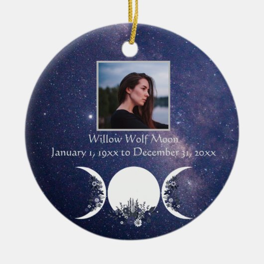 女神記念異教のオーナメント セラミックオーナメント (正面)