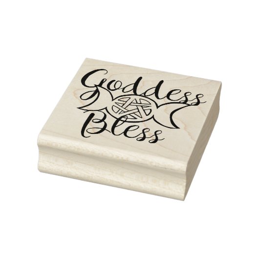 女神賛美三重月五芒星 ラバースタンプ (スタンプ)