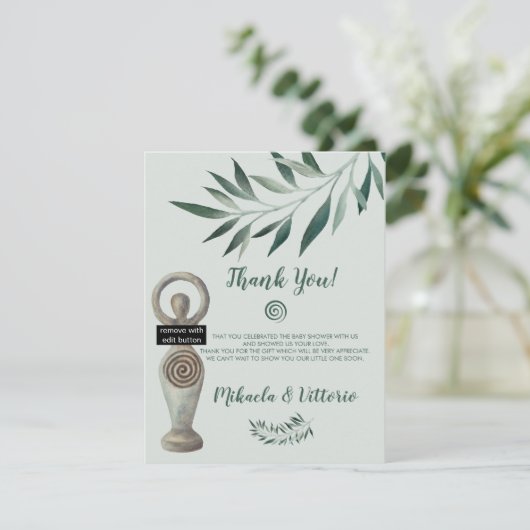 女神赤異教のちゃんシャワーサンキューカード サンキューカード (スタンド正面)