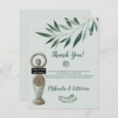 女神赤異教のちゃんシャワーサンキューカード サンキューカード (正面/裏面)