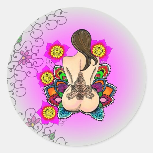 女神2 ラウンドシール (正面)