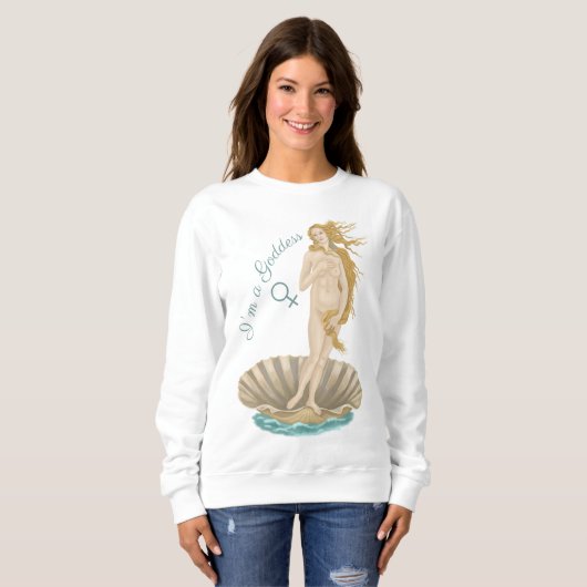 女神 スウェットシャツ (正面フル)