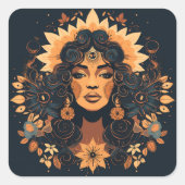 女神 スクエアシール (正面)