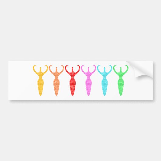 女神 バンパーステッカー (正面)