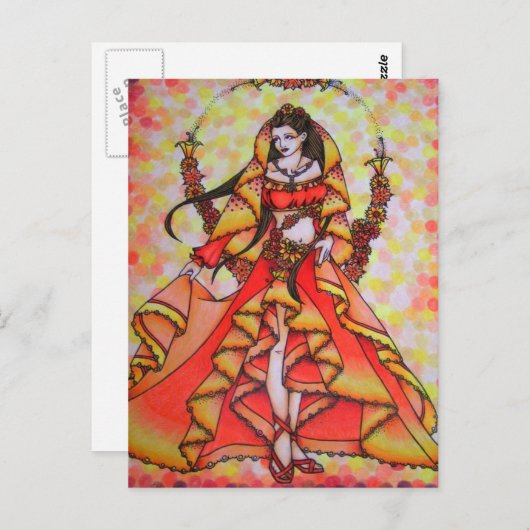 女神 ポストカード (正面/裏面)